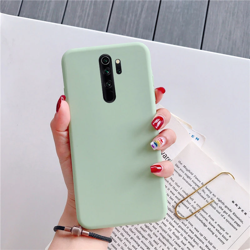 Green Роскошный простой силиконовый чехол из ТПУ для xiaomi redmi note 8 8t iPhone 7 6 Plus 5 iPad pro 7a 6a чехол для xiaomi mi note 10 mi 9t pro 9 se Honor 8 lite a3 a1 - Цвет: Green