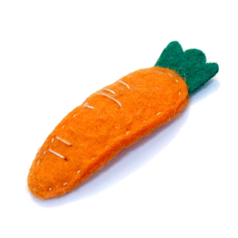 2 шт. милые Мультяшные заколки в виде моркови кролика уха BB для волос Заколки