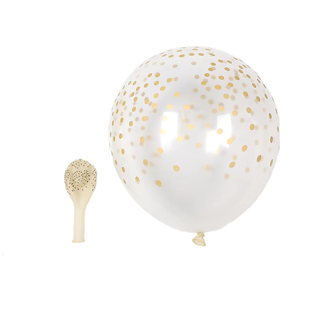 

7 PCS Golden And Silver Balloon Bouquet Birthday Decoration Confetti Balloons