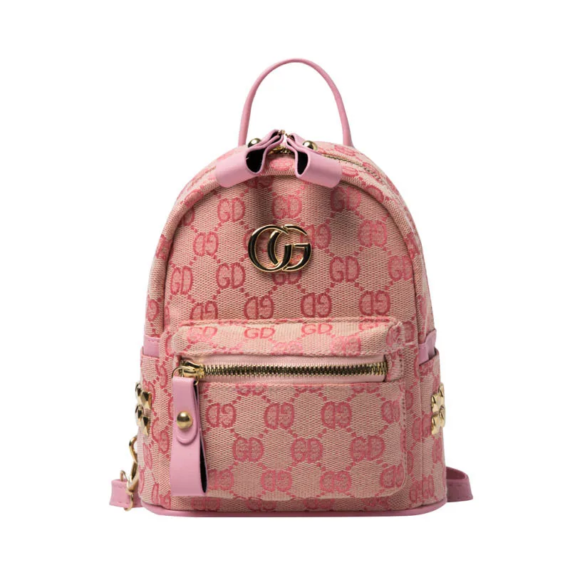 

Mini backpack female bag 2021 new printing net red small backpack multi-purpose single shoulder messenger bag