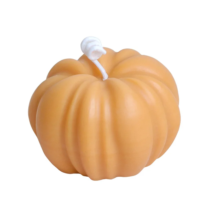 

Pumpkin Shape Candle Silicone Mold DIY Aroma Plaster Crafts Mould For Home Decoration Small Candle Resin Soap Molds