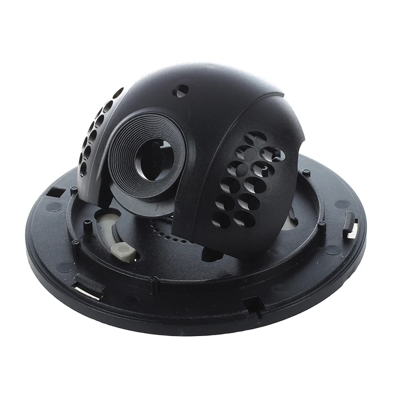 Наружная камера видеонаблюдения черный белый цвет пластиковый корпус Круглый