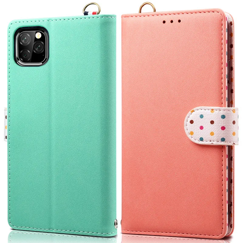 Чехол раскладушка для iPhone 11 Pro Max чехол телефона 6 7 8 Plus X XS XR Xs кошелек с подвесной