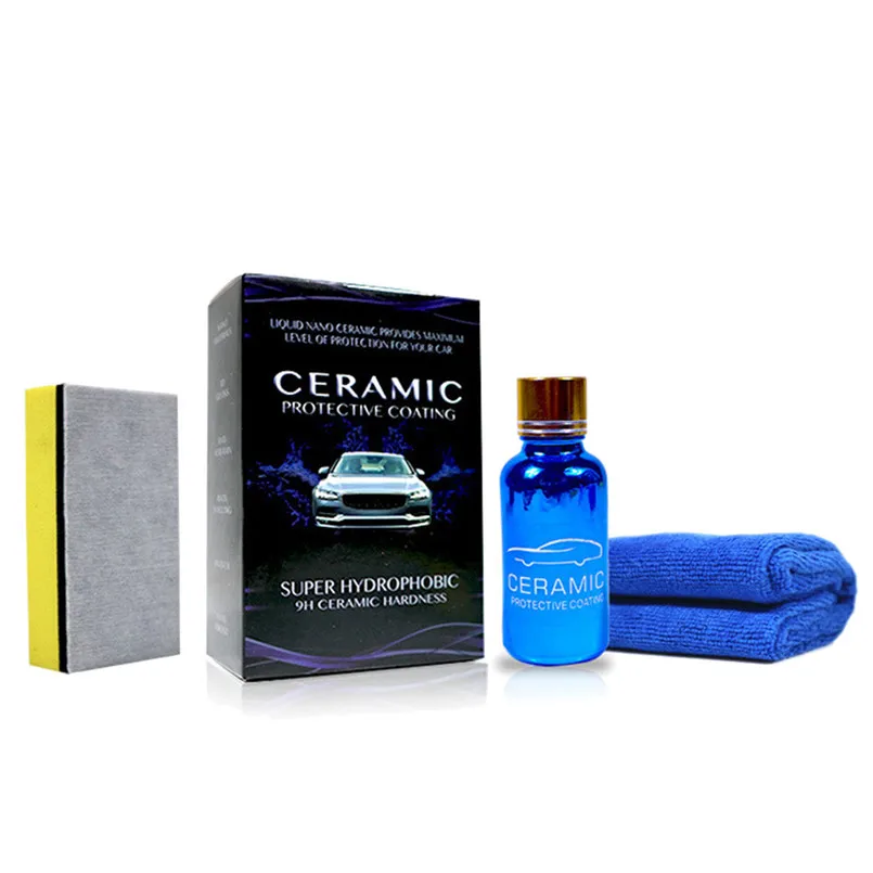 Керамическое покрытие 9H для защиты автомобиля от царапин гидрофобное жидкое