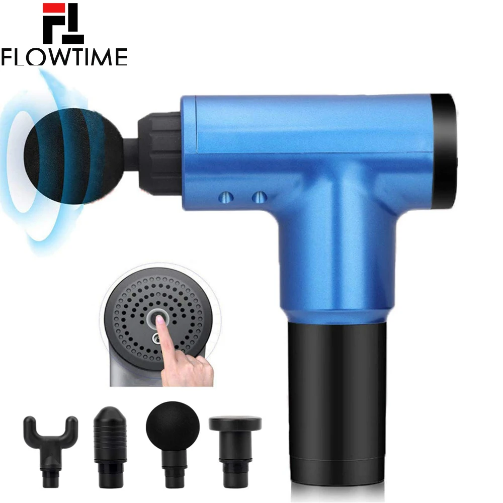 Электрический массажный пистолет для расслабления мышц массажер глубоких