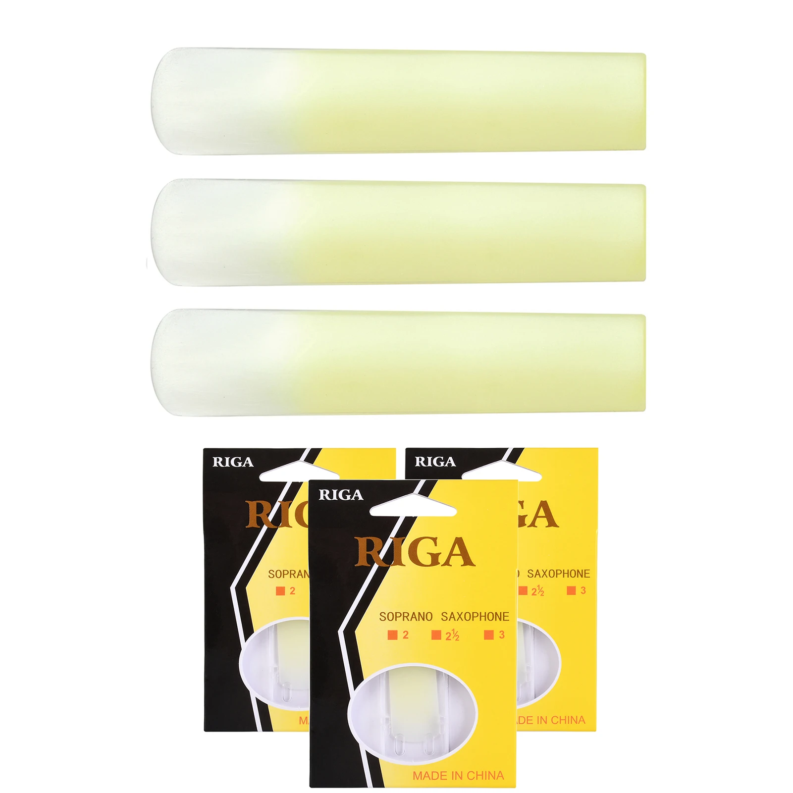 Рига 3 шт. сопрано саксофон Смола тростник Саксофон аксессуары сила 2 0 | Спорт и