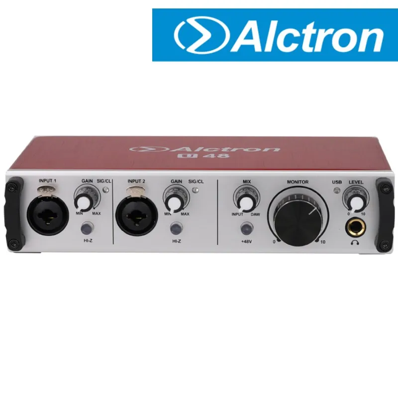 Внешняя звуковая карта Alctron U48 USB профессиональный звуковой интерфейс