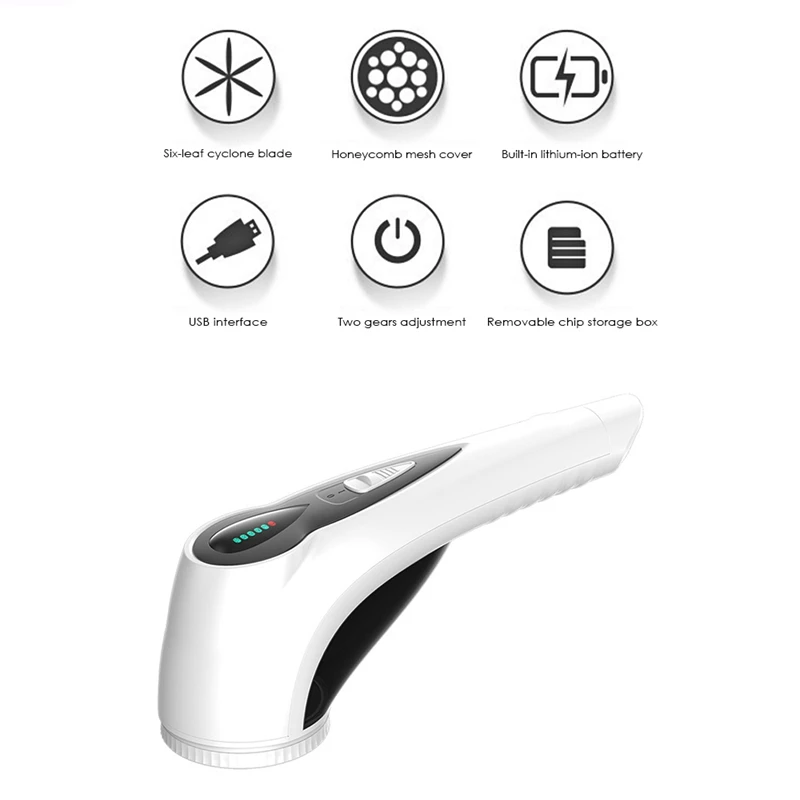 

Protable Mini Lint Remover Rechargeable Hair Ball Trimmer Hair Ball Trimmer Household for Sweaters Scarves Skirts
