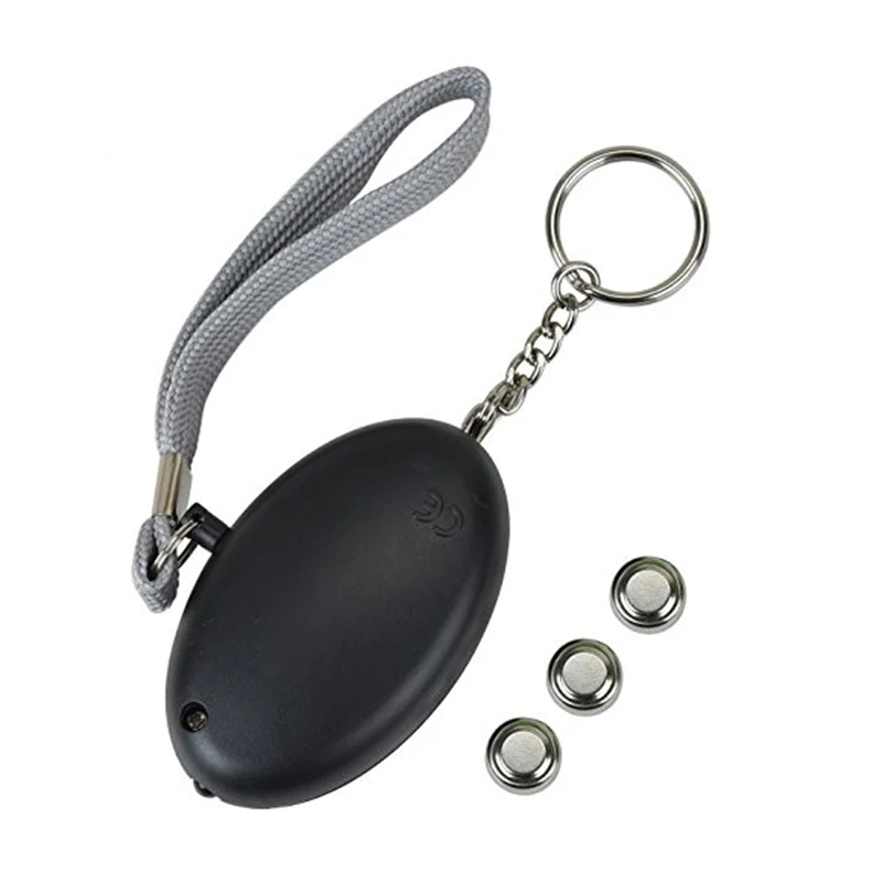 

Portable Self Defense Alarm Safety Key Chain Anti-rape Anti-Attack Emergency Personal Security Alarms With LED Light For Women