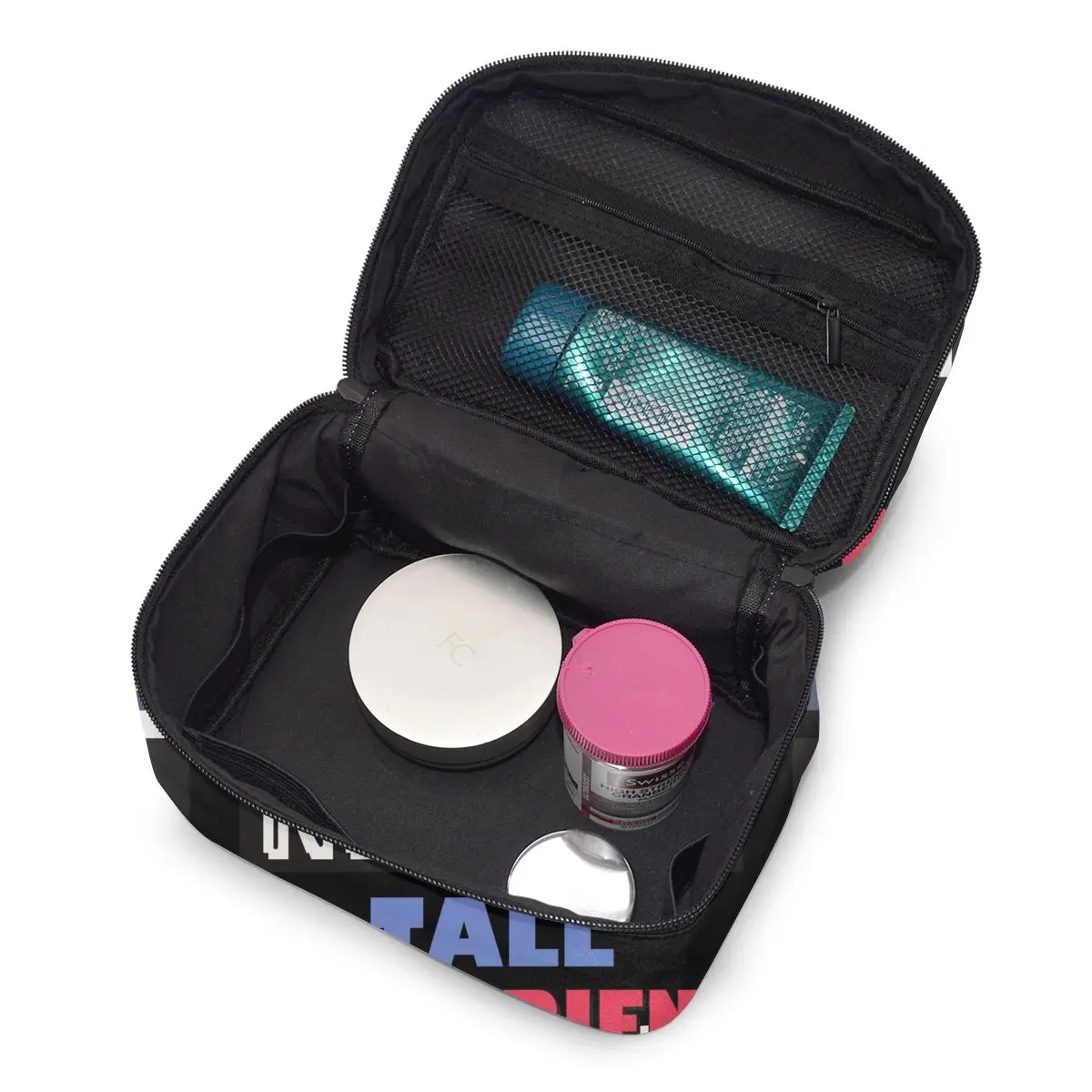 

Cute Best Friend Tall And Short Matching Makeup Bag Women Cosmetic Bag Toiletries Organizer Storage Make up Cases