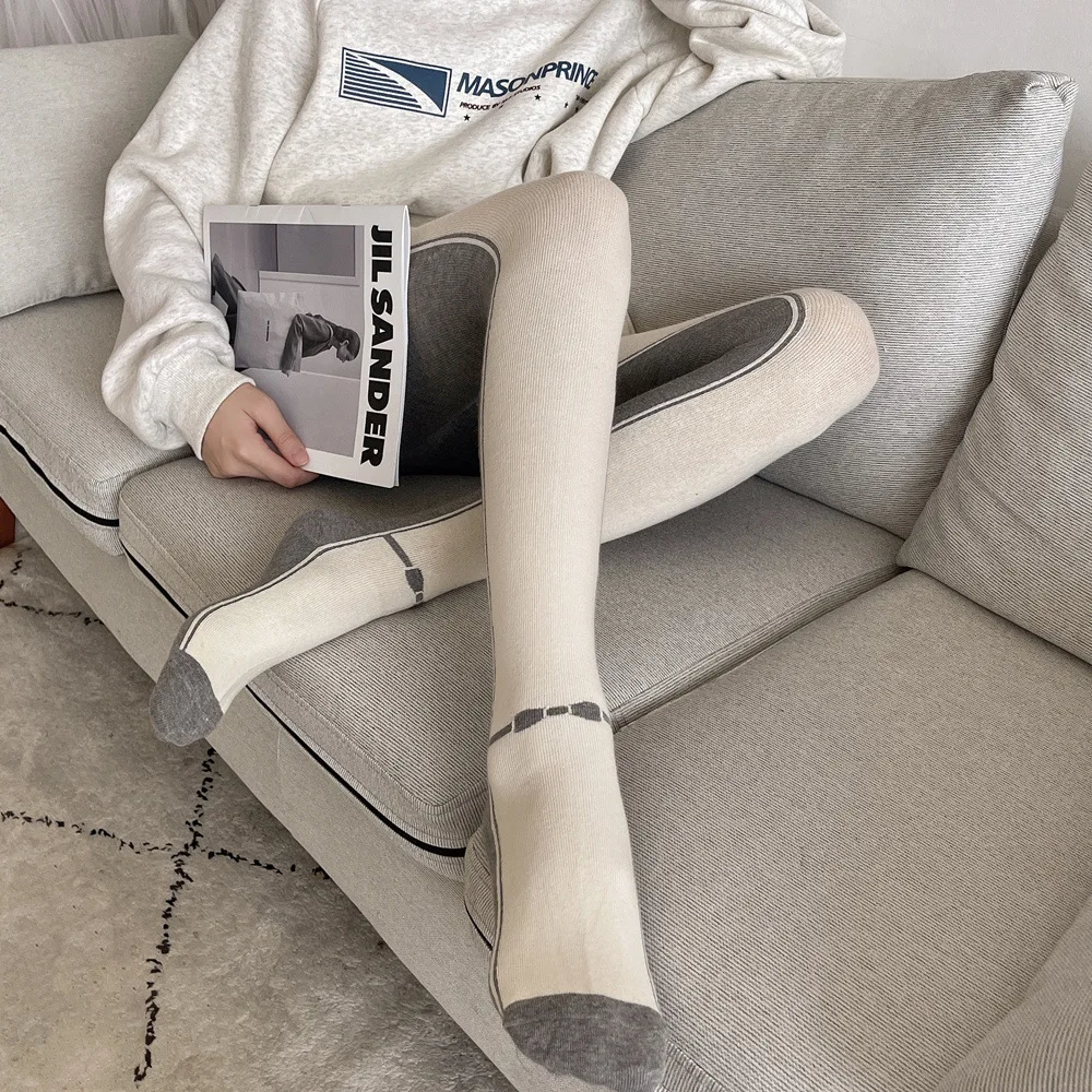 

Japanese Style Sweet Women Lolita Tights for Girl Nylon Pantyhose Patchwork Bowknot Printed Fashion White Gray Tights Medias