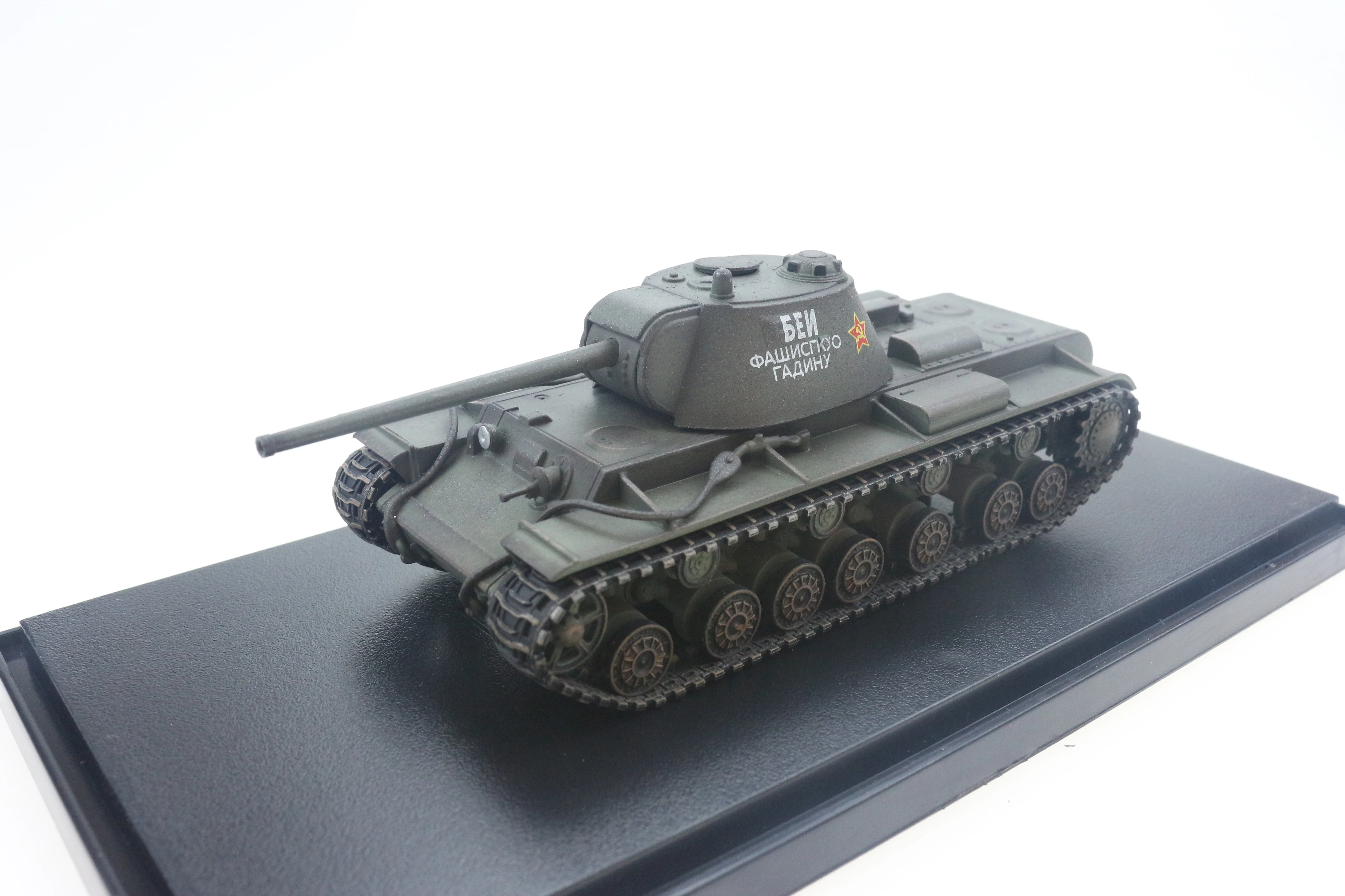 12163 Полиамид (PA)/PB литья под давлением 1:72 армейские игрушки танк модели KV 3 литой