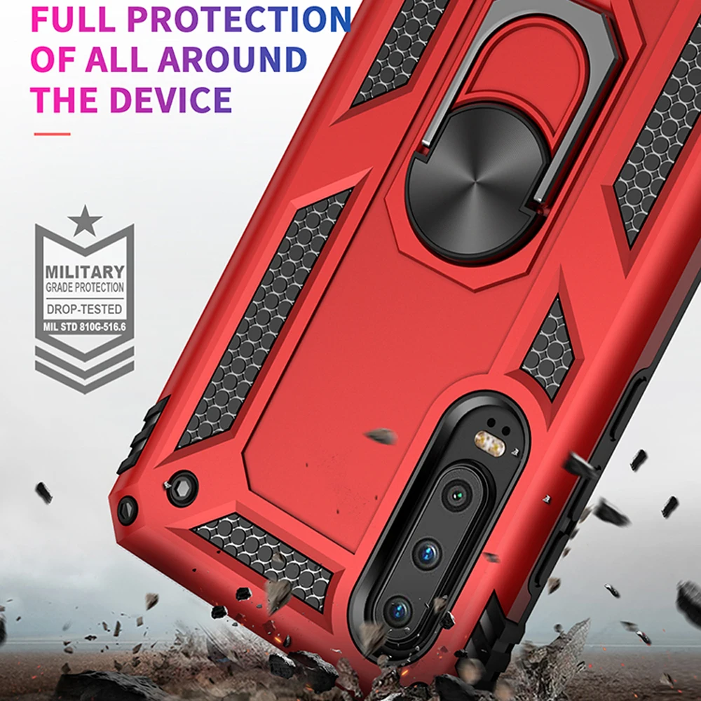 Чехол для телефона Motorola Moto One Action Kickstand автомобильный Магнитный чехол-держатель P40