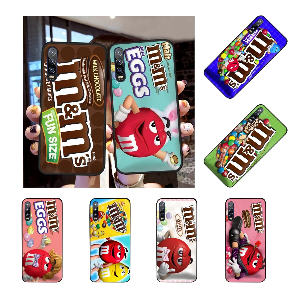 NBDRUICAI M & Ms окрашенный блестящий чехол для телефона с изображением шоколада сделай