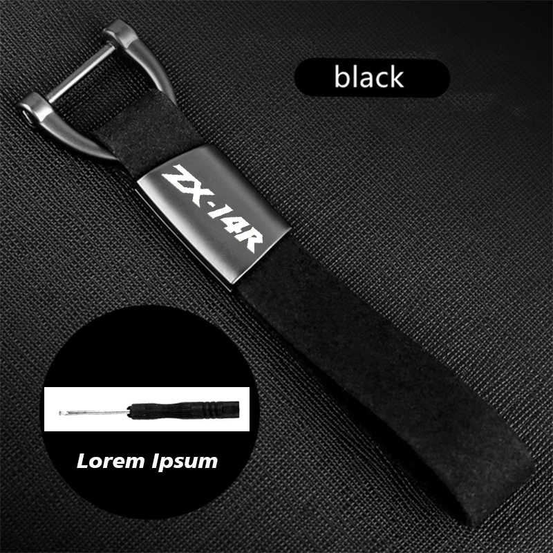 

for Kawasaki Z750 Z650 Z800 ZX14 ZX6R ZX10R ZX14R motorcycle accessories motorcycle fashion suede leather keychain
