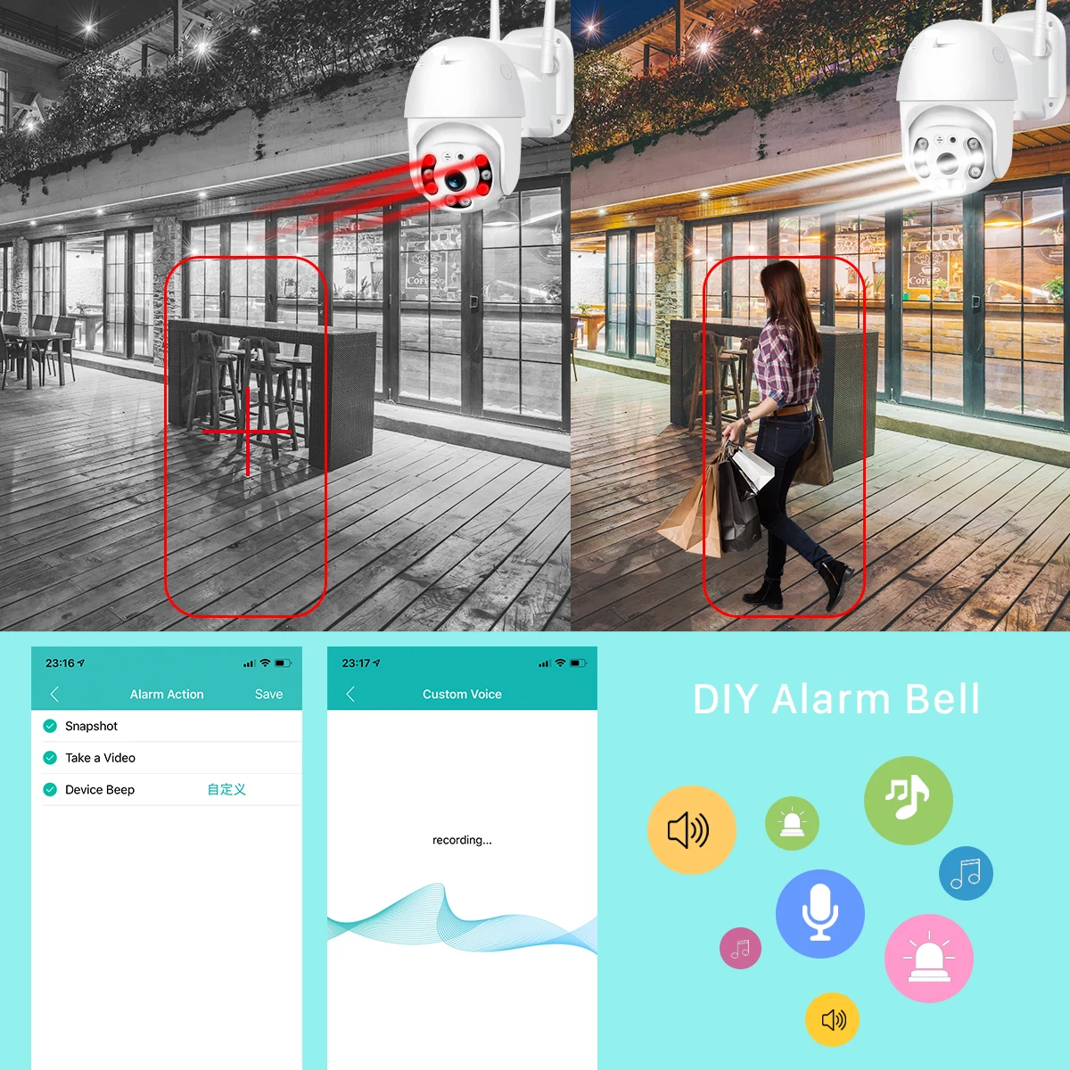 4g sim card wifi ip camera 1080p 3mp 5mp hd wireless wifi outdoor ptz security camera two way audio ai human detect cctv camera free global shipping