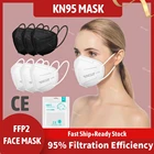 Маска для лица KN95, оригинальные массажные маски ffp2, fpp2