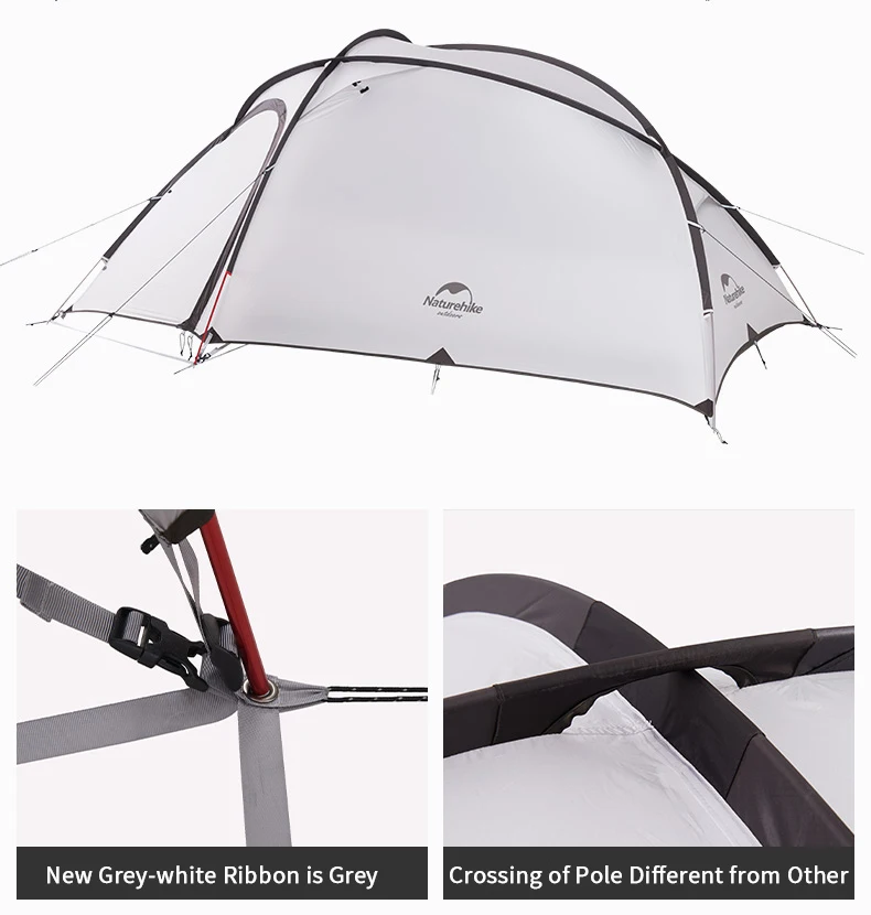 Naturehike Hiby 3 палатка 3-4 человек палатка 20D ткань Открытый Семейный тент двойной слой непромокаемая палатка для туризма