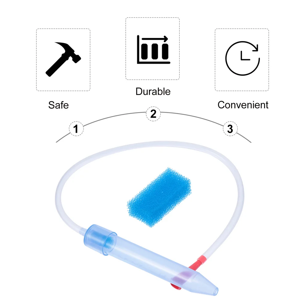

1 Set Baby Nasal Aspirator Suction Sniffling Device Infant Nose Cleaning Tool