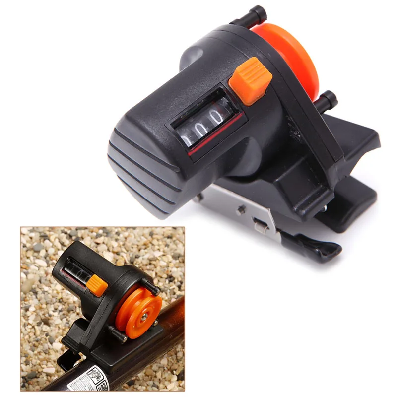 

1pc 0-999M Portable Fishing Finder Line Length Depth Gauge Counter Tackle Tool