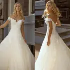 Женское свадебное платье с аппликацией, а-силуэта