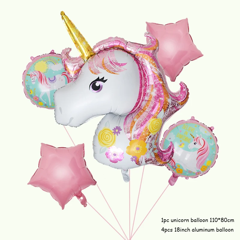1set ballon s-1 123 вечерние воздушные шары в виде единорога, 10 шт., розовые латексные воздушные шары в виде единорога, вечерние украшения в виде единорога, украшения для дня рождения, Детские сувениры - Цвет: 1set ballon s-1