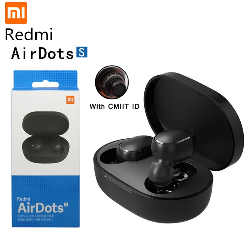 Гарнитура Redmi Airdots 2 Xiaomi S беспроводные TWS наушники с шумоподавлением поддержкой
