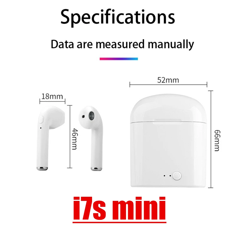 I7s tws мини беспроводные наушники Bluetooth гарнитура 3D стерео звук для Iphone Xiaomi huawei samsung