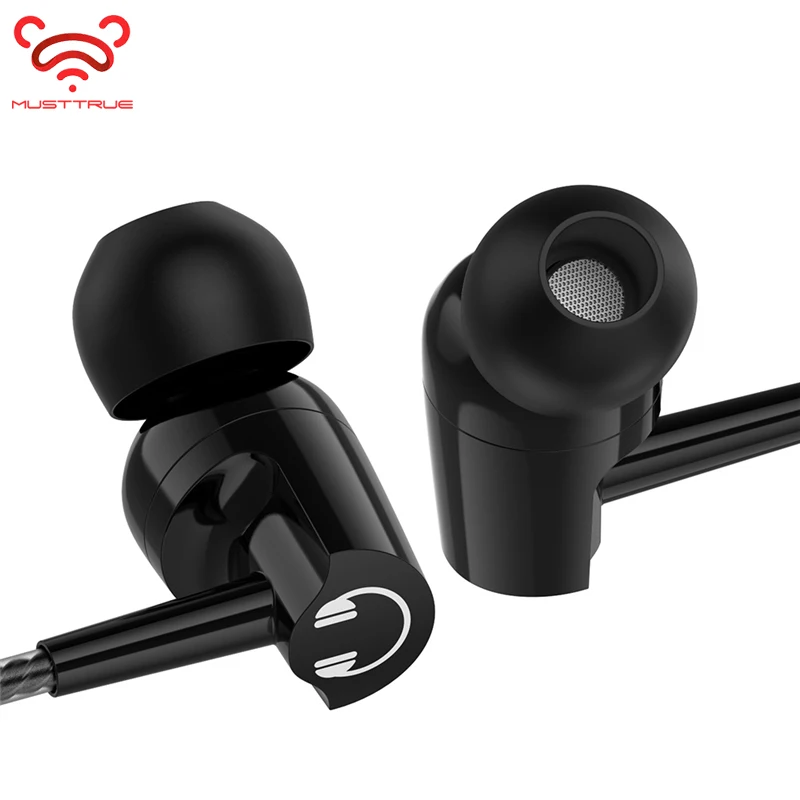 MUSTTRUE PN4 наушники вкладыши проводные стерео музыка бас гарнитура Handsfree с