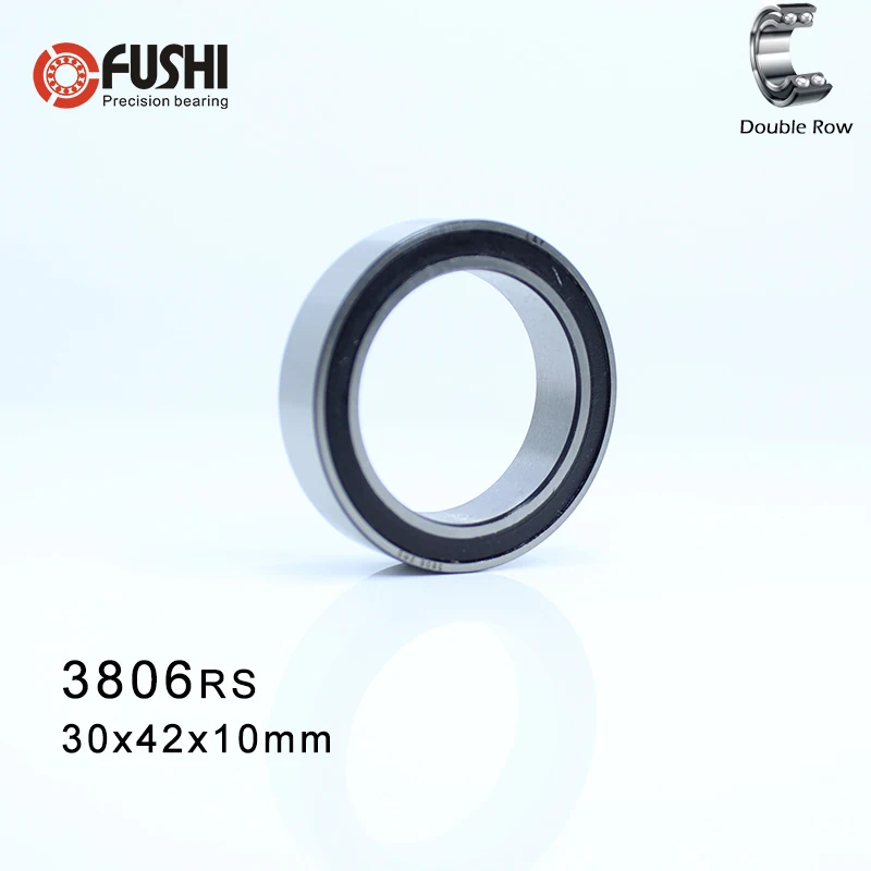 3806 2RS подшипник 30*42*10 мм (1 шт.) двухрядные герметичные RS радиально упорные
