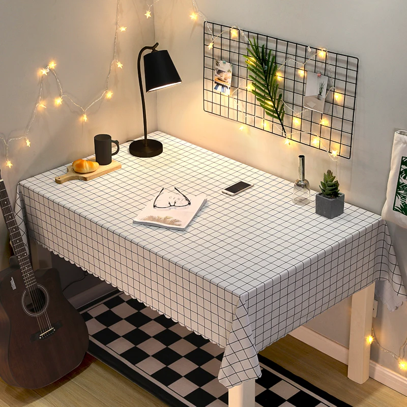 Скатерть Водонепроницаемая жаростойкая маслостойкая без стирки обеденный стол