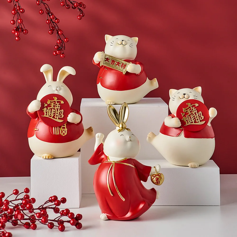 

Креативная полимерная статуя Манеки Неко, счастливая фотография, домашнее украшение в японском стиле, кот удачи, фэн-шуй, украшение, свадебн...