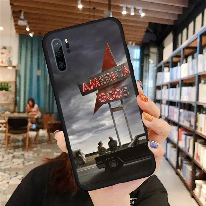 

American Gods movie color sexy Phone Case For Huawei honor Mate P 9 10 20 30 40 Pro 10i 7 8 a x Lite nova 5t Soft silicone funda