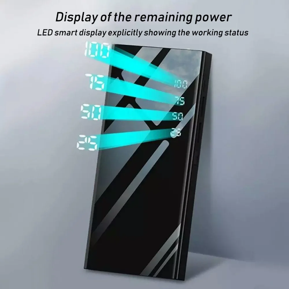 Портативное зарядное устройство 30000 мАч портативное для iPhone 6s 6 7 8 5 X XS MAX XR Xiaomi USB