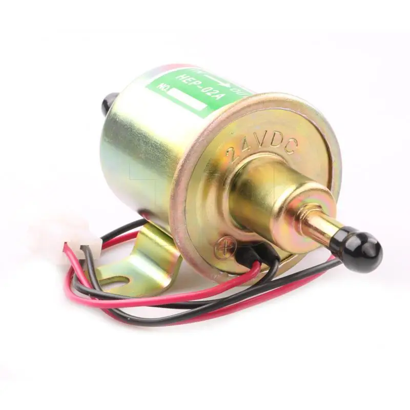 

Electric Fuel Pump 24V Low Pressure inline Fuel Pump Bolt Fixing Wire Diesel Petrol Gas For Boat Carburetor Motorcycle ATV Car