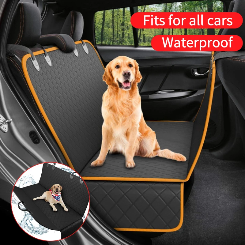 

Автомобильные коврики для домашних питомцев, защитный чехол на заднее сиденье автомобиля, водонепроницаемый нескользящий гамак с защитой ...