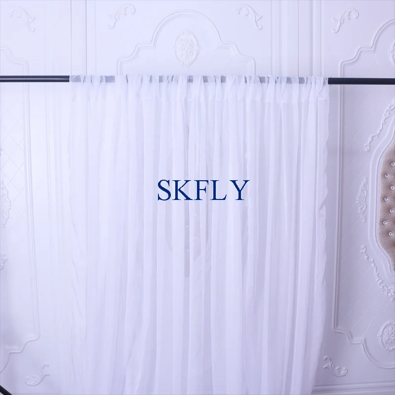 BC002D оптовая цена в наличии фон шторы фотографии панели Простой чистый белый