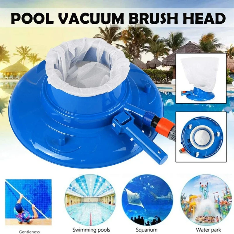 

Swimming Pool Cleaning Tool Mini Pool Vacuum Cleaner Floating Objects Cleaning Tools Pool Head Cleaning Garden Tool