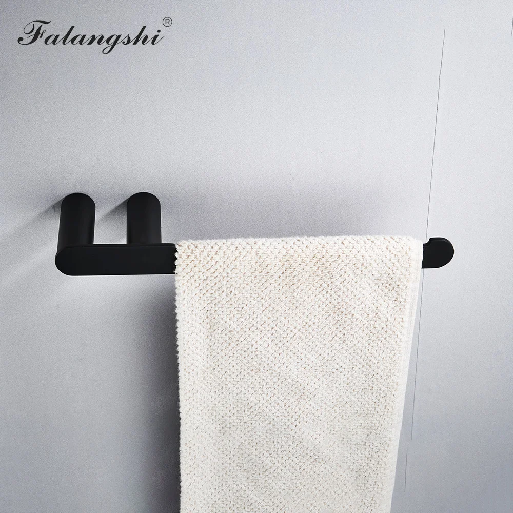 Набор аксессуаров для ванной комнаты черный крючок халата настенный аксессуар