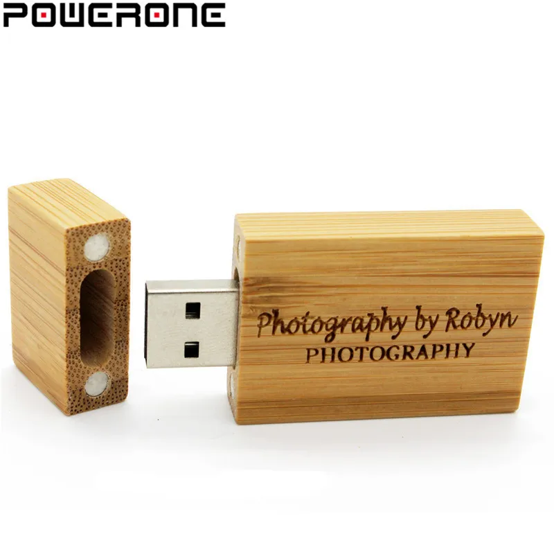 USB флеш накопитель POWERONE в деревянном корпусе 4/8/16/32/64 ГБ|pen drive memory stick|pendrive 4gbwood pendrive