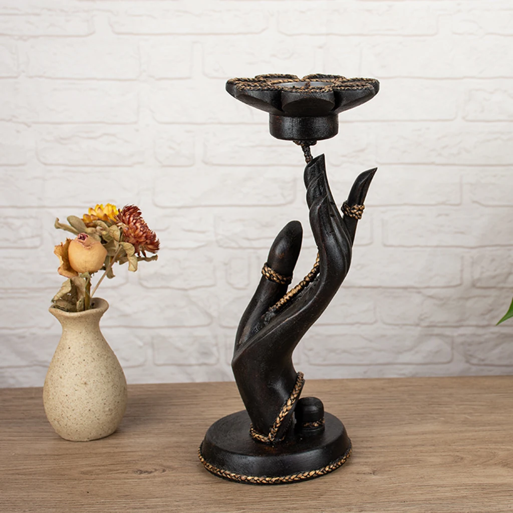 

Handmade Buddha Tea Light Candle Holder Retro Decoration Tealight Holder