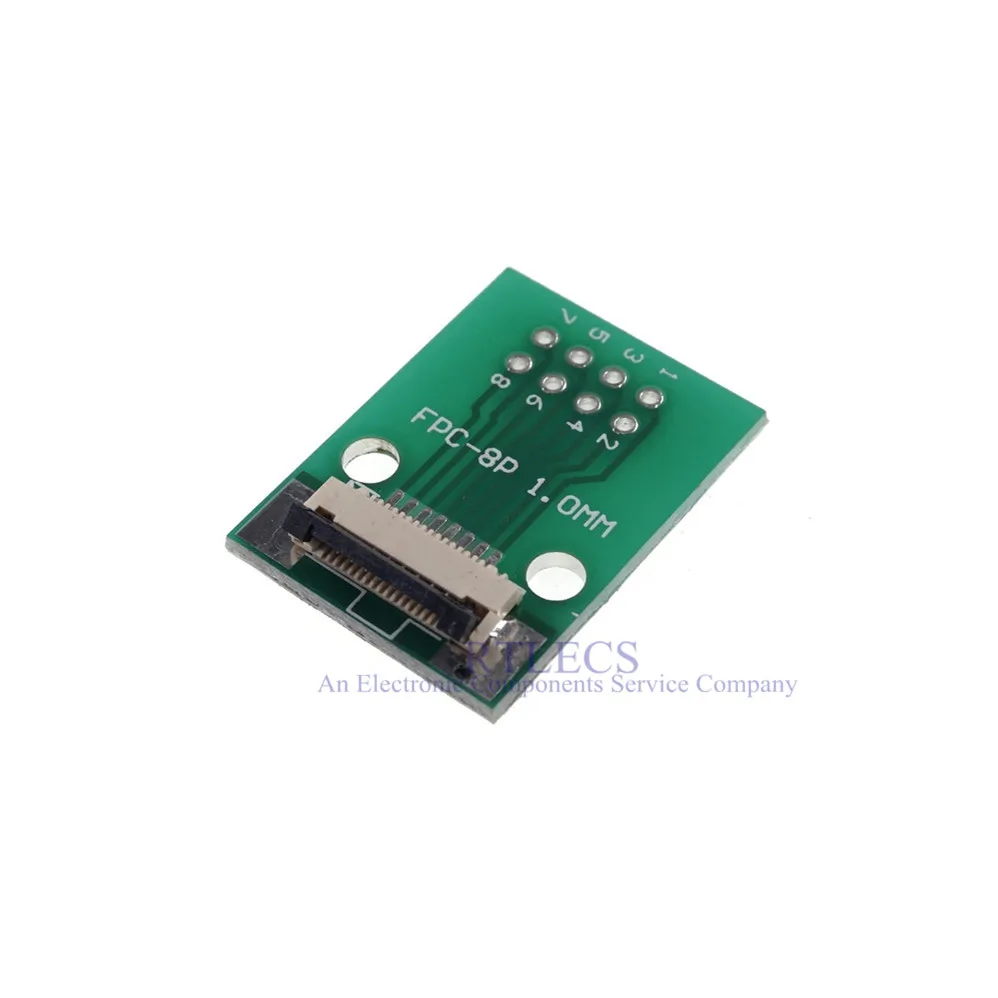 DIY FPC FFC 8 PIN 1 00 мм шаг разъем SMT адаптер до 2 54 пространство дюймов сквозное