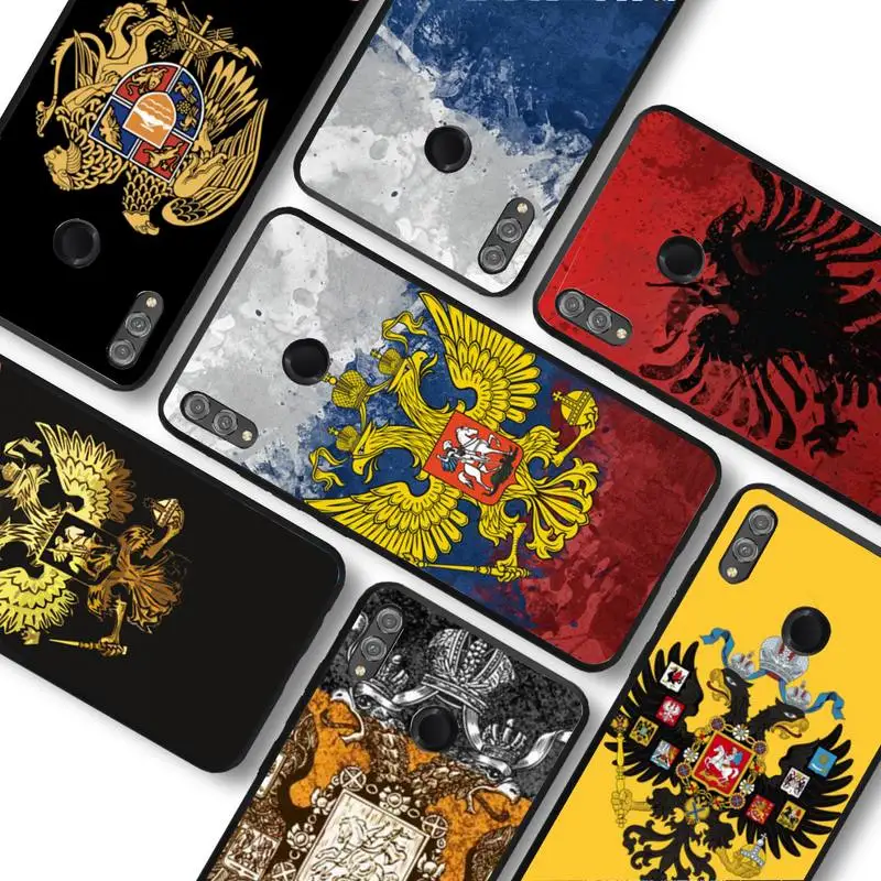 

Russia Russian Flags Emblem Phone Case For Huawei honor10Lite 10i 20 8x 10 Funda for Honor9lite 9xpro Back Coque