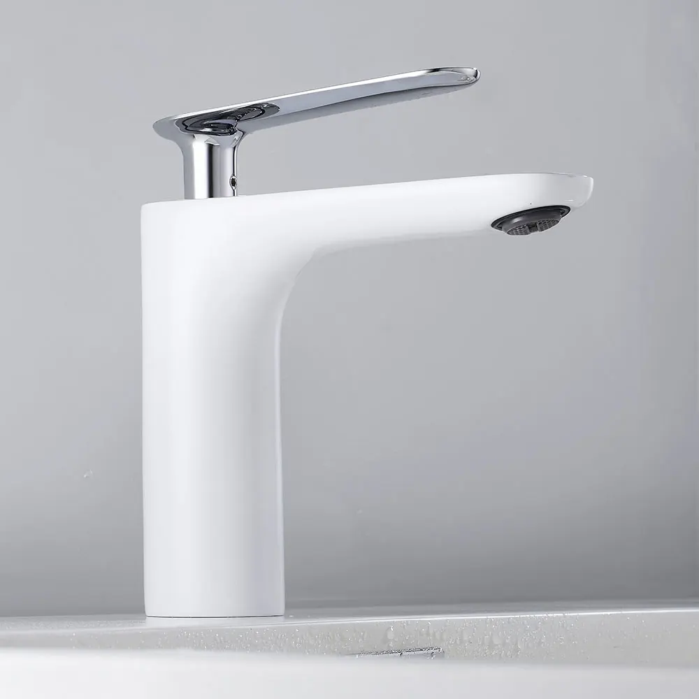 Смесители для раковины элегантный смеситель ванной комнаты с горячей и холодной