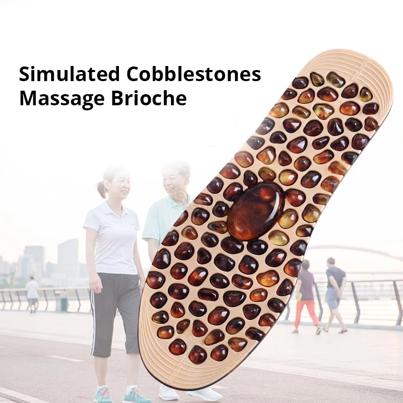 Массажная стелька для ног Cobblestone облегчающая усталость снимает давление