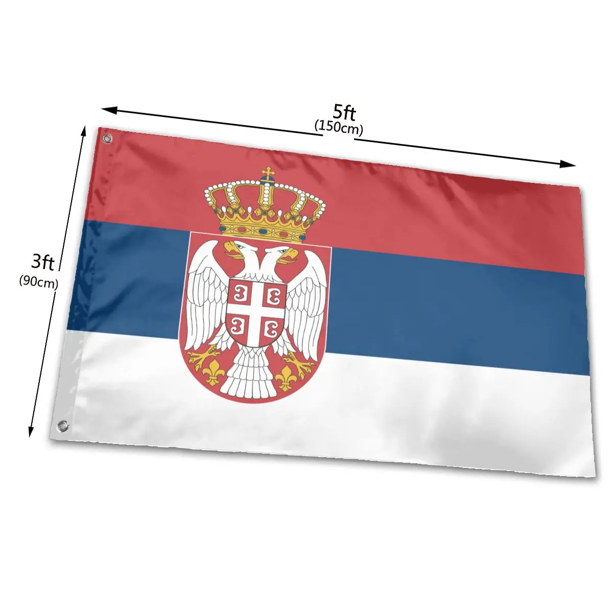 Флаг сербии 90x150 см | Дом и сад