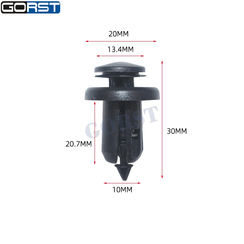 10 шт. фиксатор переднего бампера зажим нажимного типа Фиксатор с металлической