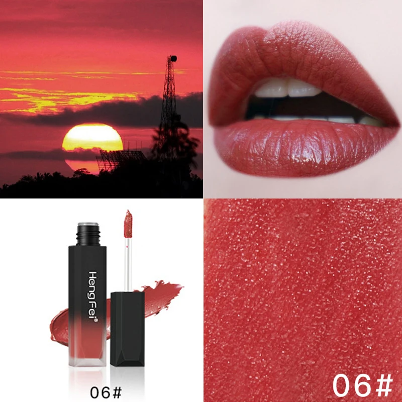 Профессиональная Матовая жидкая губная помада водостойкая увлажняющая гладкая