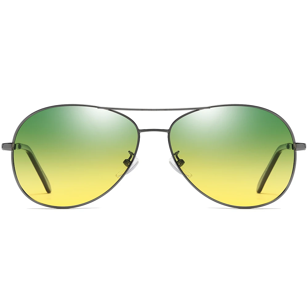 Солнцезащитные очки дневного и ночного видения мужские овальные для вождения с