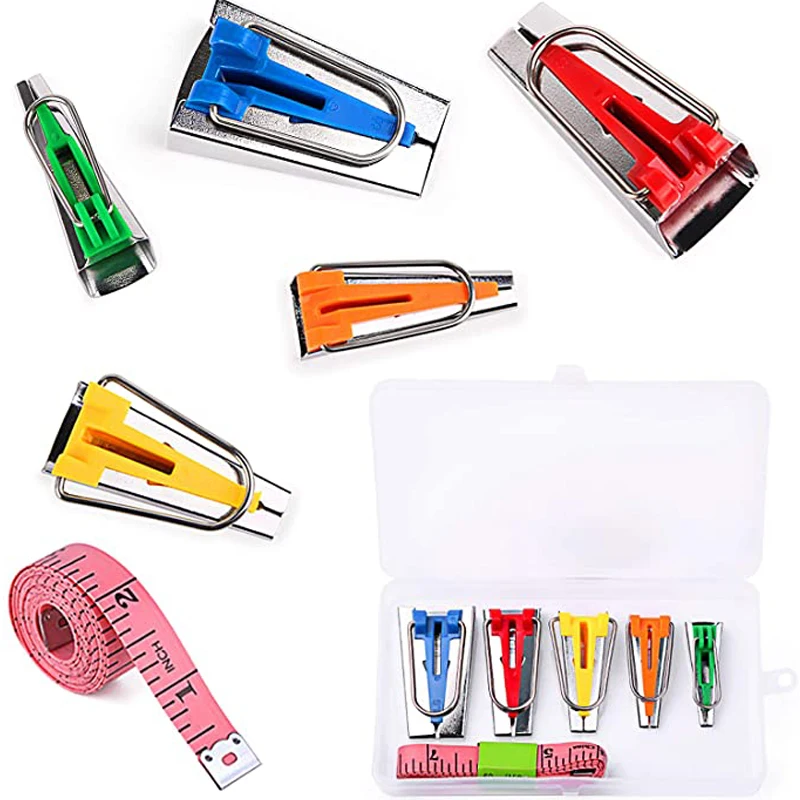 

Nonvor Sewing Accessories Bias Tape Makers Machine Tools Binding Sew Multifunction Sewing Set DIY Patchwork Quilting Tool